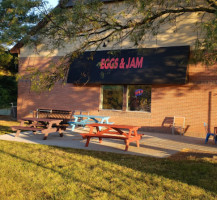 Eggs And Jam outside