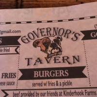 Governor's Tavern food