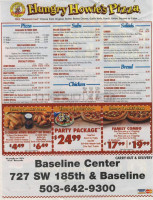 Hungry Howie's Pizza menu