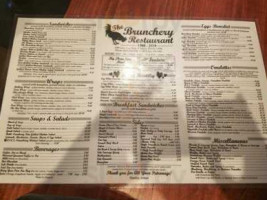 The Brunchery menu