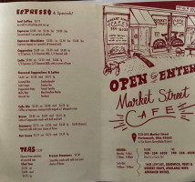 Market Street Cafe menu
