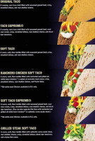 Taco Factory menu