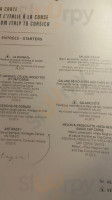 La Paillote menu