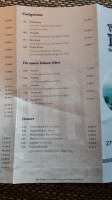 Restaurant Korfu menu