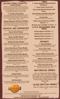 Jackson Ranch Steakhouse menu