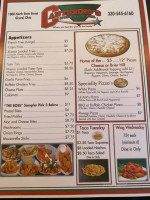 Canterino Sports And Grill menu