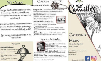Camille's Sidewalk Cafe menu