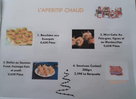 Le Saint Georges D'elle menu