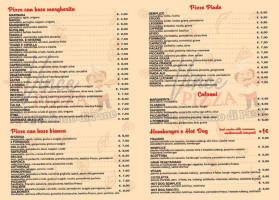 Vince Pizza menu