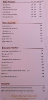 Le Clos menu