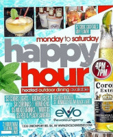 Evo Cocktail Lounge Bottle Service Bookings food