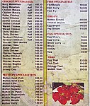 Khalsa Hotel menu