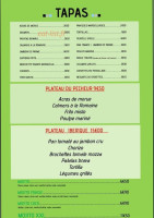 Le Castellane menu