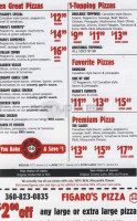 Figaro's Pizza In Coquille menu