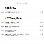 Plzensky menu