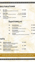 Taverna Samos menu