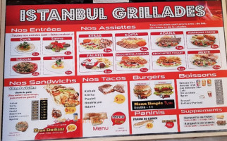 Istanbul Grillades menu