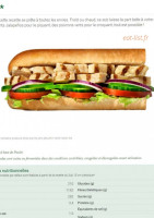 Subway menu