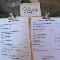 Nida menu