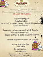 Trattoria Sociale Cibi&vini Conviviali menu