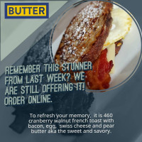 Butter Cafe food