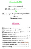 La Belle Epoque 2 menu
