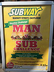 Subway Eastleigh menu