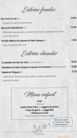 L'ours Blanc menu