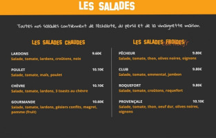 Le Four À Bois menu