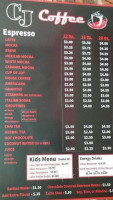 Coffee Heaven menu