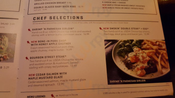 Applebee's Grill menu