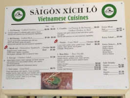 Saigon Xich Lo menu