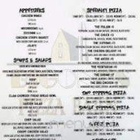 Bigoni's Pizza Barn menu