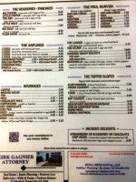 Lumberjack Inn menu