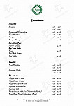 Restaurant/Cafe Huber menu