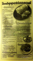 La Roca Mexican menu