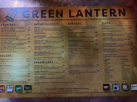 Green Lantern menu
