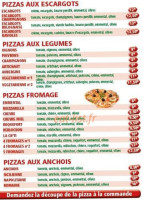 Pizza Du Village menu
