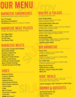 Dickey's Barbecue Pit menu