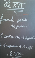 Le Saint Antoine menu