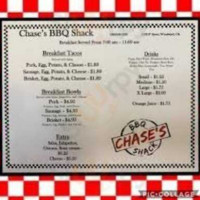 Chase's Bbq food