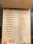 Armonica Cafe And Wood Fired Pizza menu