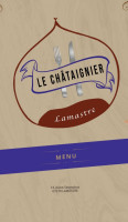 Le Chataignier menu