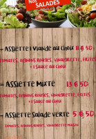 Snack Le Miam's menu