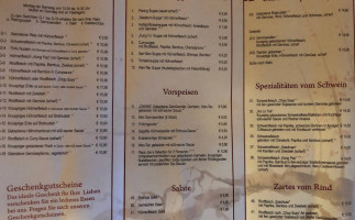 Goldene Drachenburg menu