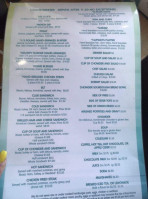 Grumpy's Cafe menu