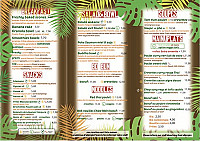 Bangkok Cafe menu