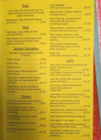 Shahi Pakwan menu