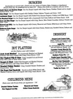 Farnsworth House Tavern menu