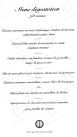 Maison Minori menu